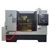 TCX4550 Inclined Bed CNC Lathe Machine with power turret Y axis